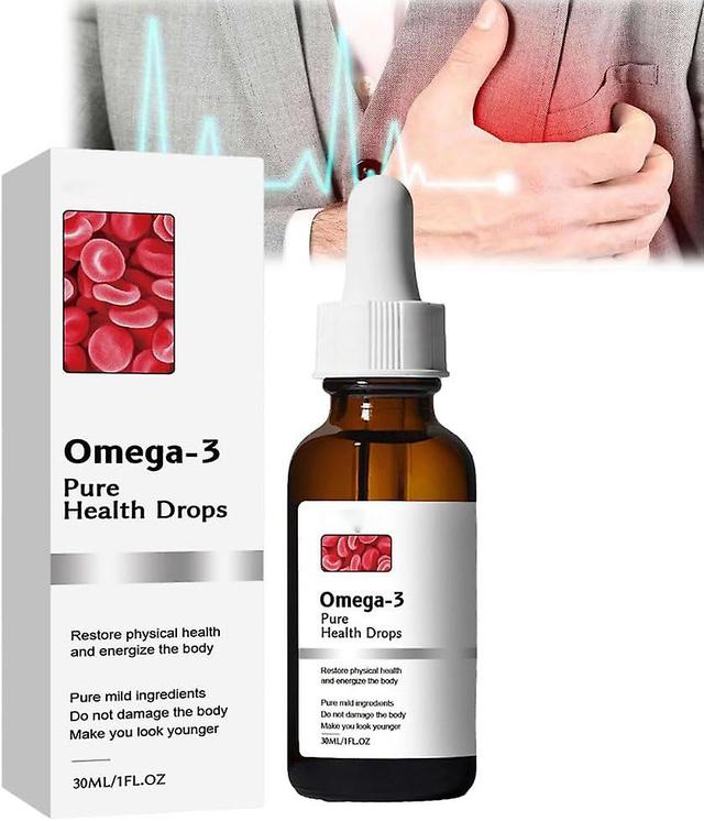 Mamusk Omega-3 Natural Vasclear Drops,Fish Oil Alternative,DHA, EPA, DPA - Heart, Brain, Joint, Eye, Immune Support 1 Pcs on Productcaster.