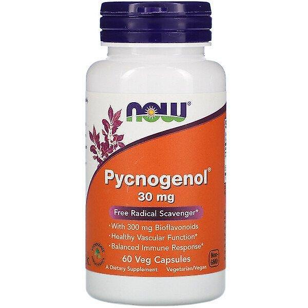 NOW Foods Agora Alimentos, Pycnogenol, 30 mgs, 60 Cápsulas Veg on Productcaster.