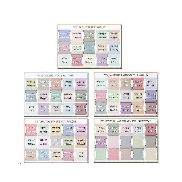 Bible Tabs,75 Tabs,Colorful,Laminated Bible Tabs For Women And Men B on Productcaster.