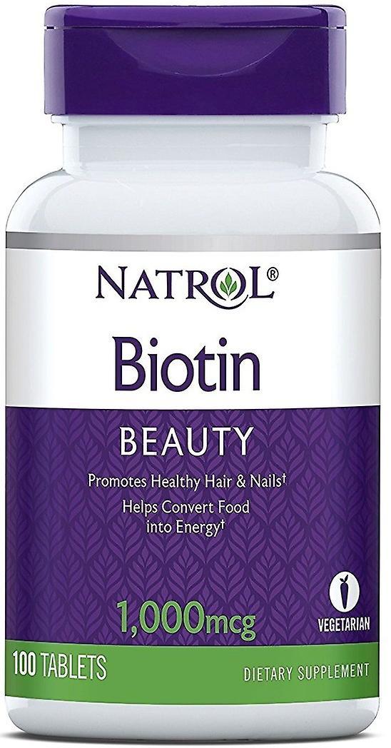 Natrol Biotin 1000 mcg 100 Tabletten 70 gr on Productcaster.