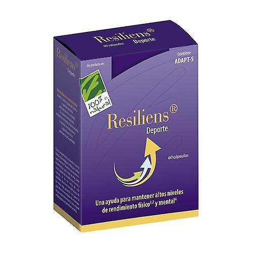 Cien por Cien Natural Resiliens Sport 60 capsules on Productcaster.