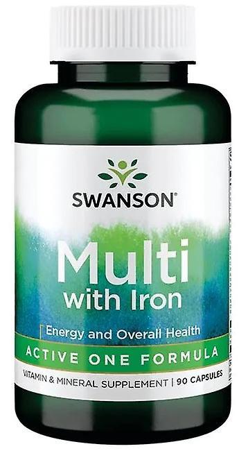 Swanson Active One Multivitamin with Iron 90 Capsules on Productcaster.