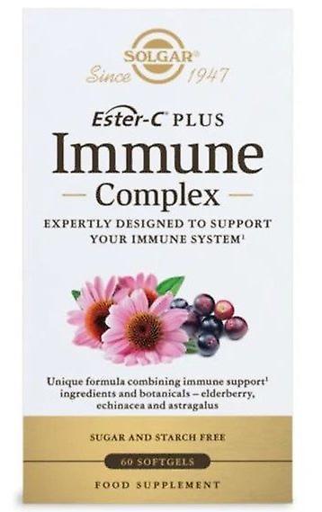 Solgar Ester-C Plus Immune Complex 60 Softgels on Productcaster.