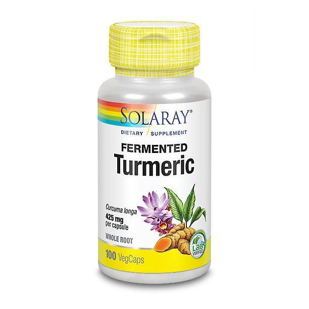 Solaray fermented turmeric root 500mg | 100 vegcaps on Productcaster.