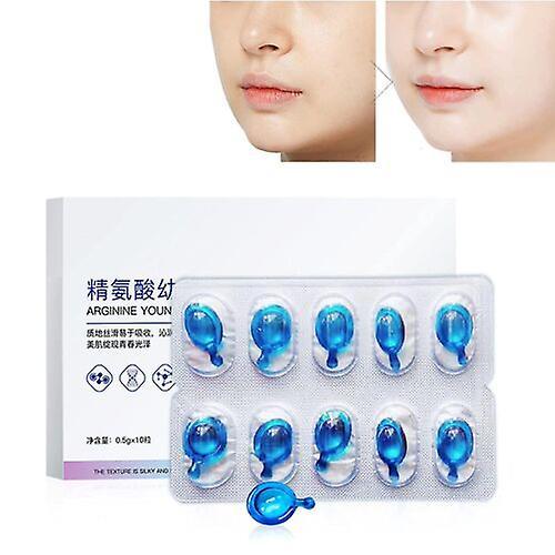 Ksydkj Arginine Wrinkle Capsules, Polypeptide Emulsion Fade Wrinkle Essence Capsules 3Pcs on Productcaster.