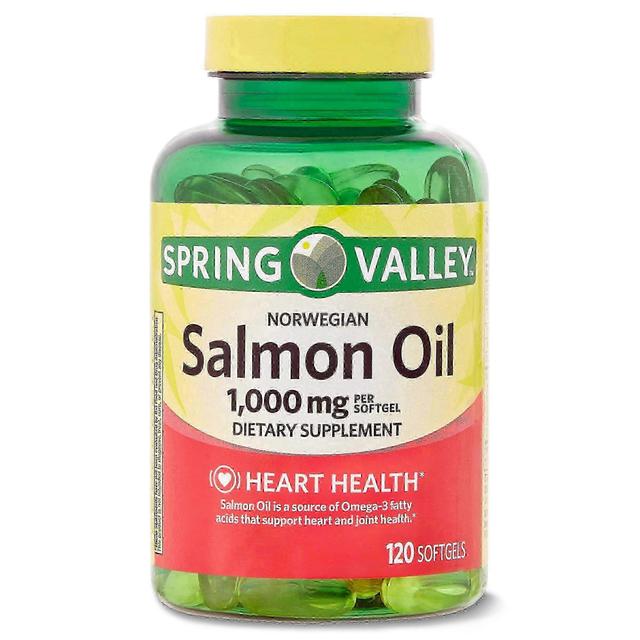 Spring valley norwegian salmon, 1000 mg, dietary supplement, 120 ea on Productcaster.