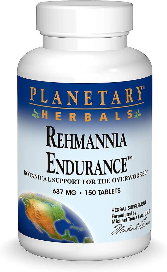 Planetary Herbals Rehmannia Endurance 637mg 150 Tabletten on Productcaster.