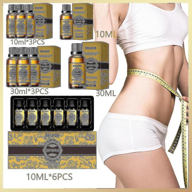 1/3/6pcs Belly Drainage Ginger Oil, Drainage Ginger Oil, Tummy Ginger Oil, 10ml,30ml Drainage Ginger Oil Ma on Productcaster.