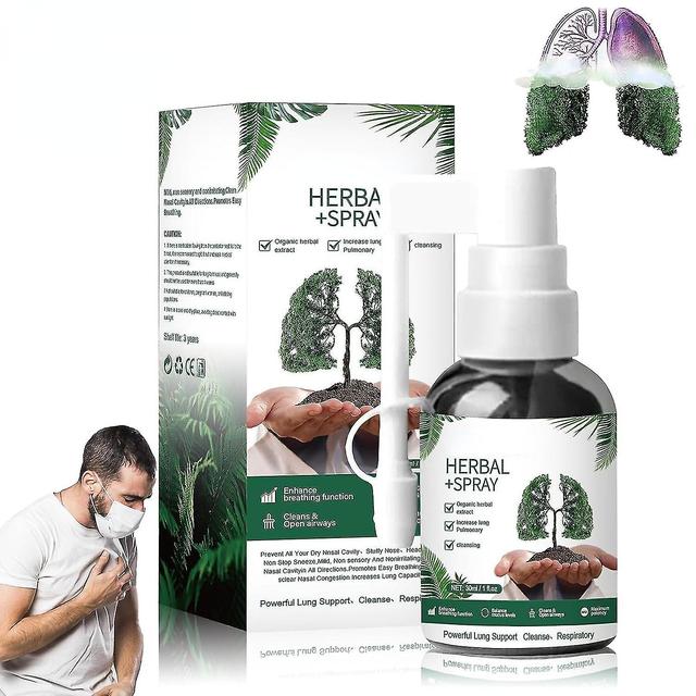 Herbal Lung Cleanse Mist, Suporte Pulmonar Poderoso, Extrato Natural Herbal Cleanse Mist Poderoso Pulmão C on Productcaster.