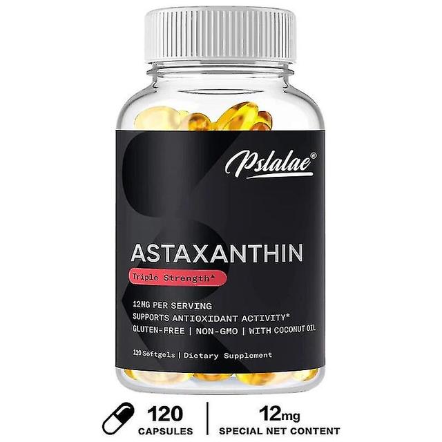 Icelandic Astaxanthin | Dietary Supplements - 120 Vegan Softgels | Non-gmo 120 Capsules on Productcaster.