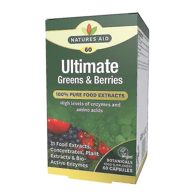 Nature's Aid Ultimate Zelené a bobuľové kapsuly 60 (139220) on Productcaster.