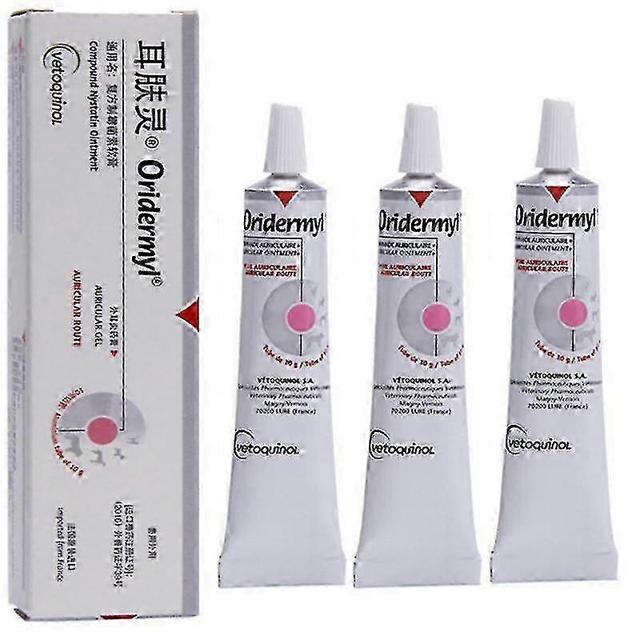 1-3x Ear And Itching Cream Dogs And Cat Pets With Ear Mite Otitis 3pcs on Productcaster.