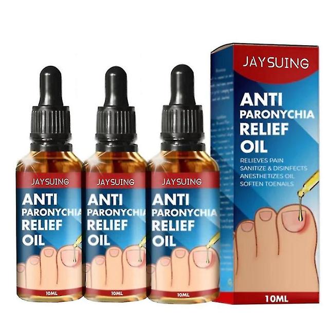 Solution Adoucissante et Réparatrice des Ongles - Huile Soulagement Paronychia - 10ml Renouvellement des Ongles 3pcs on Productcaster.