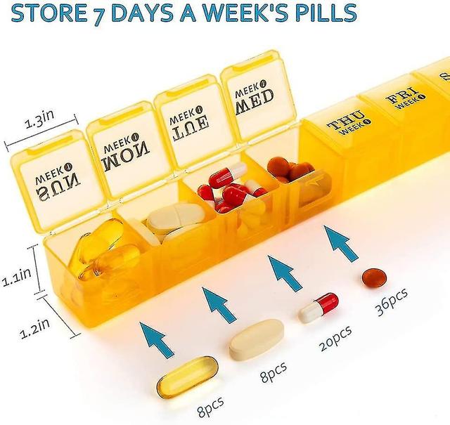 Xl Lar Pill Izer 4 Weeks, 28 Day Pill Box Izer Weekly, Big on Productcaster.