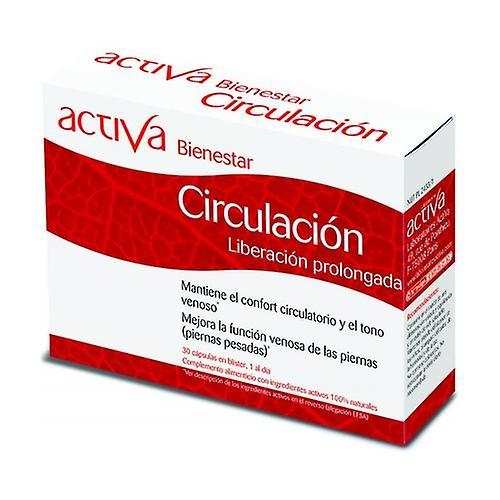 Activa wellness circulation 30 vegetable capsules on Productcaster.