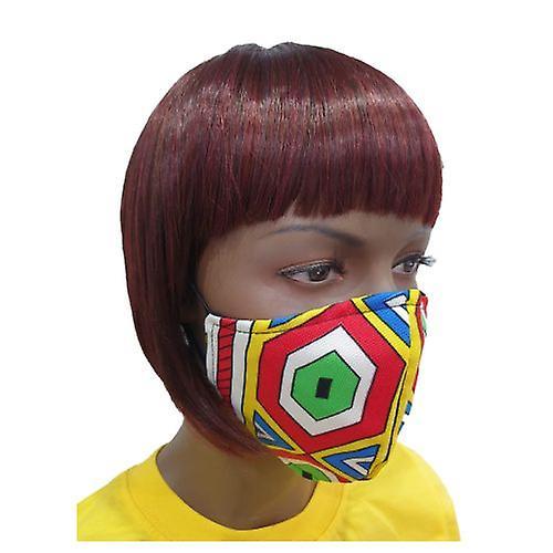 Giftscircle Ausgefallene Stoff Gesichtsmaske für Erwachsene - Ethnisch Rot, je 1 (Packung mit 1) on Productcaster.