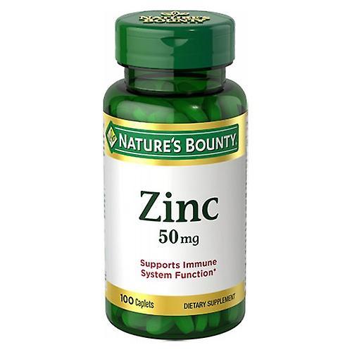 Nature's Bounty Natures Bounty Chelated Zinc,50 mg ,100 Count (Pack of 6) on Productcaster.