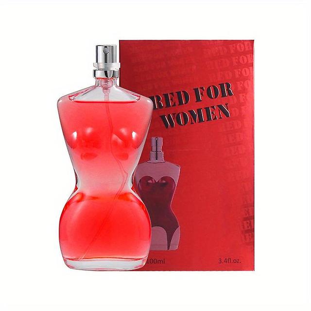 Women S Classic Sandalwood Perfume Spray - 100ml Long-lasting Refreshing Scent For Dating & Parties Nude - Red 100ml on Productcaster.