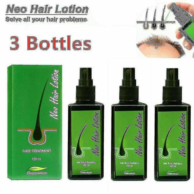 NAILAO 1/2/3pcs 120ml Neo Regrowth Haircare Oil Baldness Anti With Microneedle Roller 2Pcs on Productcaster.