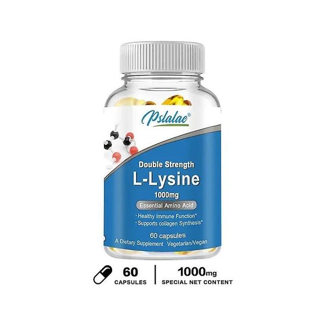 Visgaler L-lysine 1000 Mg - Essential Amino Acid, Healthy Immune Function, Supports Collagen Synthesis 60 Capsules on Productcaster.