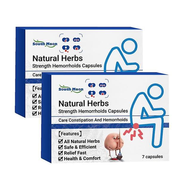 Natural Herbal Strength Hemorrhoid Capsuleshemorrhoid Treatment Capsules 2Boxes on Productcaster.