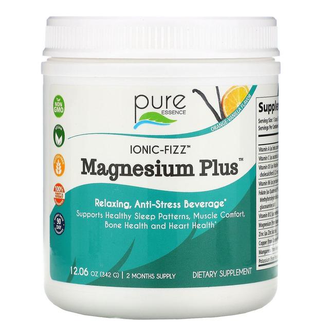 Pure Essence, Ionic-Fizz Magnesium Plus, pomarańczowo-waniliowy, 12.06 oz (342 g) on Productcaster.