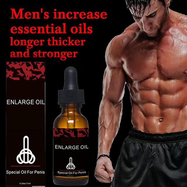 Men Enlarge Energy Massage Essential Oil For Sex, Enlarge Delay Performance Boost Strength 10ml x 1pc on Productcaster.