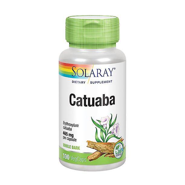 Solaray catuaba bark extract 465mg | healthy libido, mood & energy support | whole bark | no excipients or fillers 100 vegcaps on Productcaster.