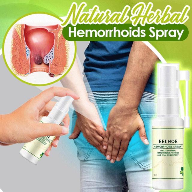 Natural Herbal Spray Topical Anti-hemorrhoids Adult Anal Soothing Spray on Productcaster.