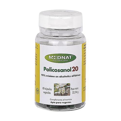 Mednat Policosanol 20 60 vegetable capsules on Productcaster.