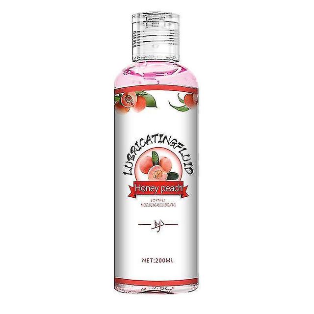 200ml Fruit Flavored Human Lubricant Portable Water-soluble Lubricating Oil Peach Flavor on Productcaster.