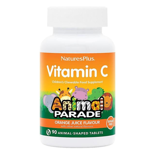 Nature's plus animal parade vitamin c orange juice flavour (sugar free) 90's on Productcaster.