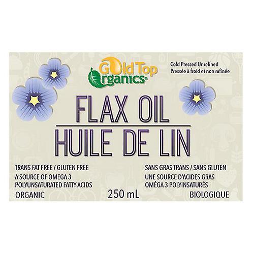 Gold Top Organics Organic Flax Oil ,250 Ml on Productcaster.