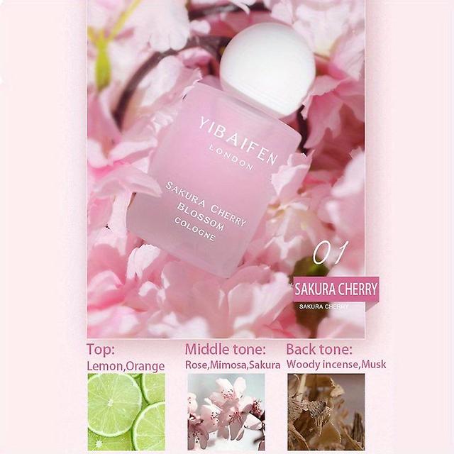 Cologne Eau De Toilette Spray For Women And Female Students Refreshing And Lasting Peach Cherry Blossom Notes Light Fragrance Perfume For Dating Pa on Productcaster.