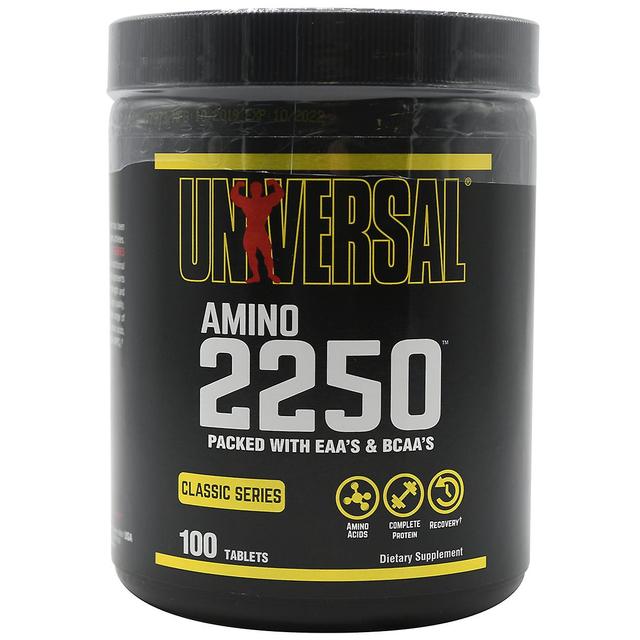 Universal Nutrition Nutrizione universale Amino 2250 - 100 Compresse - Formula di amminoacidi extra-forza 100 Tablets on Productcaster.