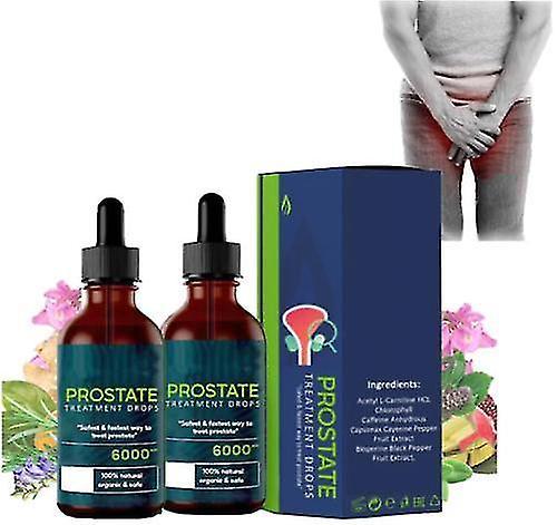 2pcs Prostate Treatment Drops, Prostate Pain Relief Drops, Prostate Health Support on Productcaster.