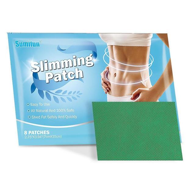 Weijianuo 8pcs Herbal Detox Slimming Patch Shaping Sticker Waist Losing Weight Plaster on Productcaster.