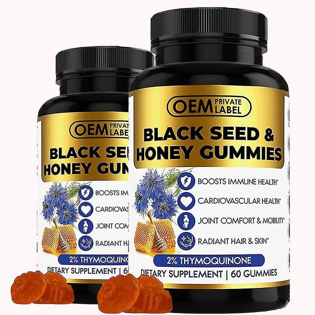 Black Seed Oil & Honey Gummies With 2%+ Thymoquinone | Nigella Seed | Super Antioxidant For Immune S on Productcaster.