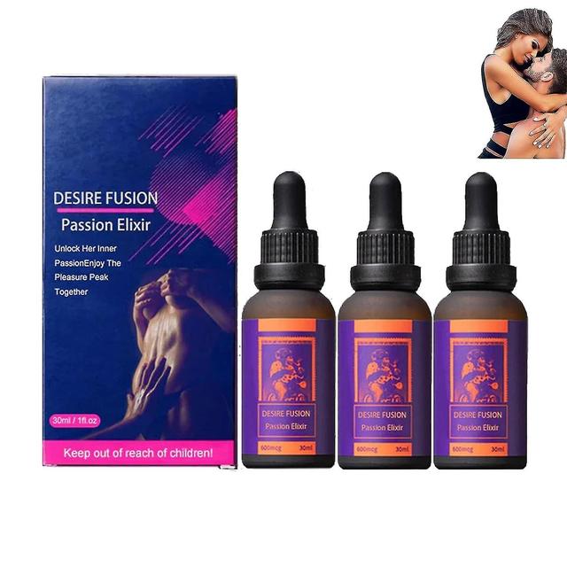 Secret Happy Drops, 30 ml Långvarig, Starkare Oral Drops för män, Secret Drops För Attrahera Kvinnor, Desire Fusion Passion Elixir 3st on Productcaster.