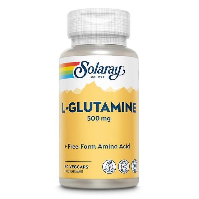 Solaray L-Glutamine Free Form 500mg Capsules 50 (20980) on Productcaster.