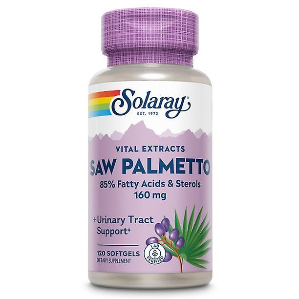 Solaray saha palmetto marjauute, 160 mg | 120 laskua on Productcaster.