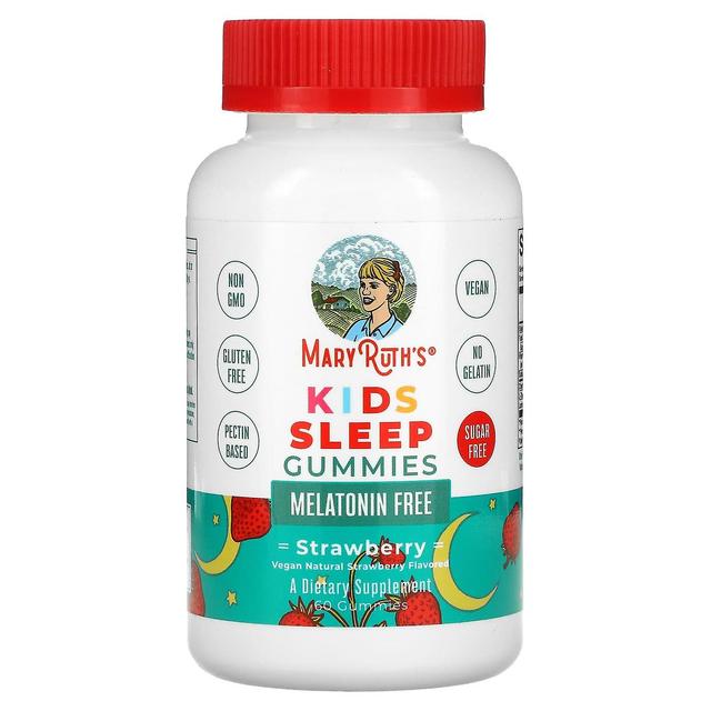 MaryRuth Organics, Kids Sleep Gummies, Strawberry, 60 Gummies on Productcaster.