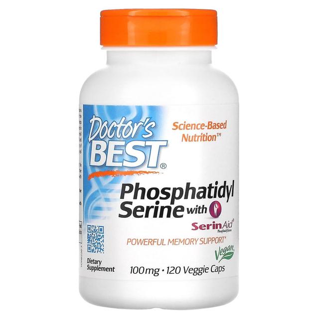 Doctor's Best, Phosphatidyl Serine with SerinAid, 100 mg, 120 Veggie Caps on Productcaster.