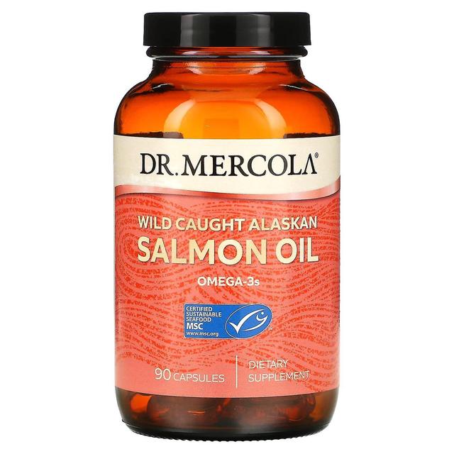 Dr. Mercola, Olio di salmone selvatico catturato dell'Alaska, 90 Capsule on Productcaster.