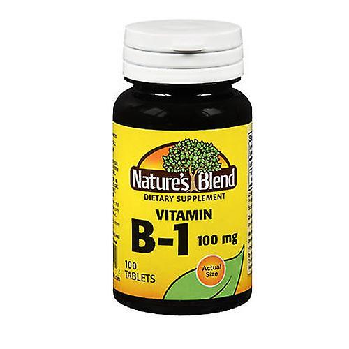 Nature's Blend Vitamin B1 Tablets,100 mg,100 Tabs (Pack of 1) on Productcaster.