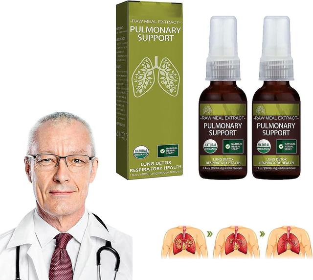 Mamusk Breathdetox Herbal Lung Cleansing Spray, Lung Health Supplement, Clears Lungs Of Waste And Mucus, Promotes Lung Health 2 Pcs on Productcaster.