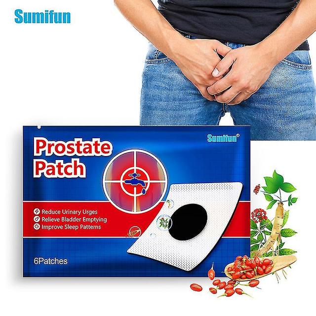 Prostatite Prostate Treatment Patches Man Prostatic Navel Plaster Rafforzare le erbe renali Patch per gli uomini 6pcs on Productcaster.