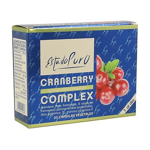 Estado Puro Cranberry Complex 30 vegetable capsules of 455mg on Productcaster.