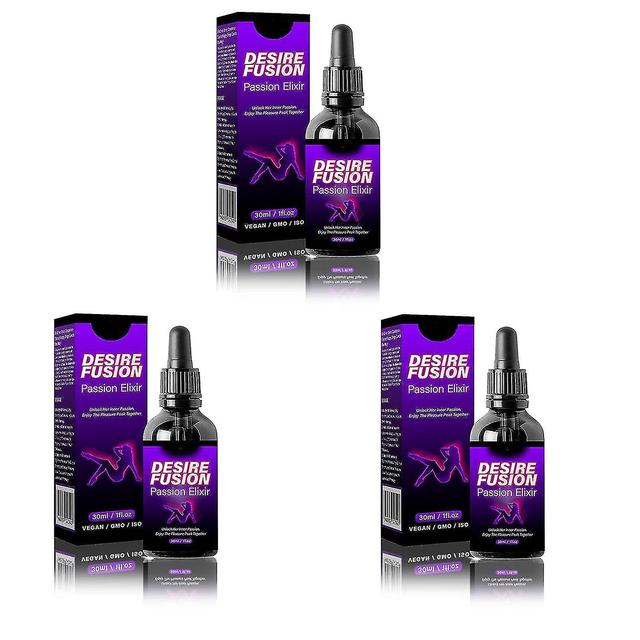 Desirefusion Passion Elixir, Secret Happy Drops, Hormone Drops For Women, Enhancing Sensitivity And 3pcs on Productcaster.