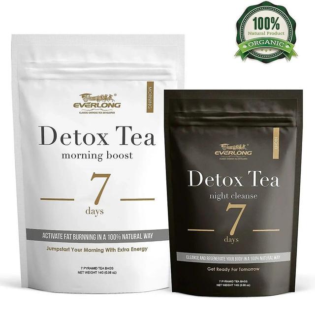 100% Pure Natural Organic Morning & Night Detox Weight Control Products for Bloating and Constipation People Burning FatTIB TIB . 7days on Productcaster.